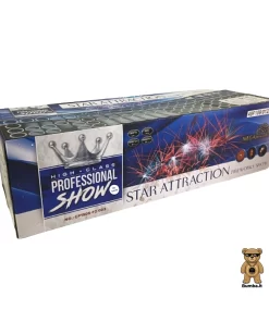 Pigūs fejerverkai Kaune geriausia kaina Star attraction fejerverkas bumba.lt el. parduotuvėje. Su meškino Bumbo logo. Bumba.lt - patikimiausi Kaune (įvertinta google 5/5 žvaigždutėmis 300+ atsiliepimų)
