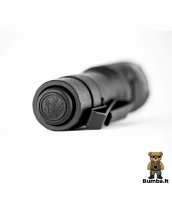Originalus Smith & Wesson logotipas ant Delta Force CS-10 žibintuvėlio galinio dangtelio.