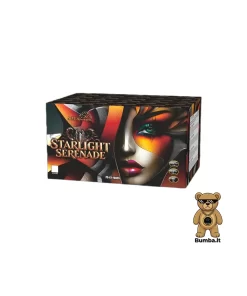 Kvadratinis pirotechnikos fontanas Starlight Serenade PS-F2-FS020, galingas 298g NEC MegaFireworks fontanas Kaune.