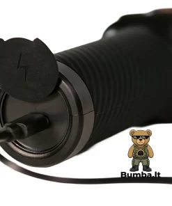 Įkraunamos Lyman Borecam Pro 2.0 ginklo vamzdžio kameros rankena su prijungtu USB laidu ir atvertu apsauginiu dangteliu – bumba.lt Kaune ir internetu