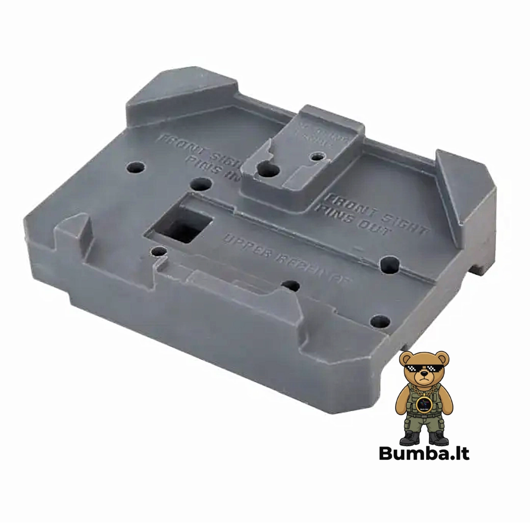 Profesionalus Wheeler Delta Series AR Armorer's Bench Block stalo blokas su kaiščių išmušimo angomis karabinų remontui – bumba.lt Kaune ir internetu