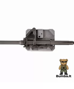 Karabino AR-15 vamzdis su A formos priekiniu taikikliu saugiai iguldytas i Wheeler ginklu meistro stalo bloko ispjovas – bumba.lt Kaune ir internetu