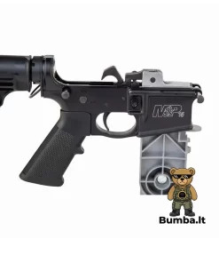 AR-15 žemutinio imtuvo (lower receiver) saugus įtvirtinimas ant Wheeler Delta Series Mag Well Vise Block ginklo remontui – bumba.lt Kaune ir internetu