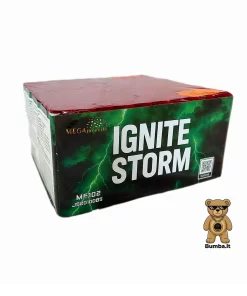 Fejerverkų naujos kartos baterija Ignite Storm MF102 Kaune ir internetu. Galingiausi fejerverkų parduotuvė Kaune ir internetu bumba.lt įvertinta 5/5 žvaigždutėmis, daugiau kaip 300+ klientų atsiliepimų