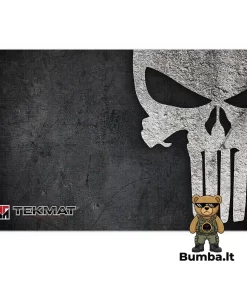 Prabangus ir storas ginklų priežiūros bei valymo kilimėlis TekMat Punisher su išskirtiniu taktinės kaukolės dizainu – bumba.lt Kaune ir internetu