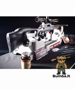 Pilnas ginklų valymo įrankių, chemijos ir šautuvo su optika paruošimas ant profesionalaus Tipton Best Gun Vise stovo – bumba.lt Kaune ir internetu