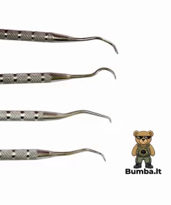 Nerūdijančio plieno ginklų valymo kabliukų ir krapštukų rinkinys iš arti Tipton® Stainless Steel Picks sunkiai pasiekiamų uokso vietų priežiūrai – bumba.lt Kaune ir internetu
