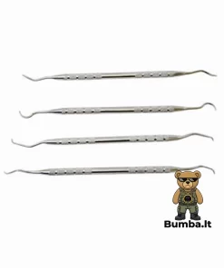 Nerūdijančio plieno ginklų valymo kabliukų ir krapštukų rinkinys Tipton® Stainless Steel Picks sunkiai pasiekiamų uokso vietų priežiūrai – bumba.lt Kaune ir internetu.
