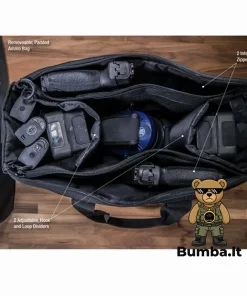 Pilnai sukomplektuotas taktinis krepšys Smith & Wesson M&P Officer su sudėtais pistoletais, šoviniais ir priedais – bumba.lt Kaune ir internetu