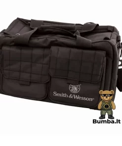 Kompaktiškas taktinis šaudymo krepšys Smith & Wesson M&P Recruit Range Bag iš storos balistinės tekstilės – bumba.lt Kaune ir internetu